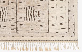 Märta Måås-Fjetterström, a carpet, 'Skvattram', knotted pile in relief, c. 270 x 164 cm, signed AB MMF.