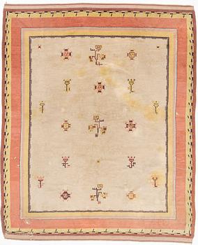 Märtha Gahn, Rug. Flossa, approx. 309 x 252 cm signed MG.