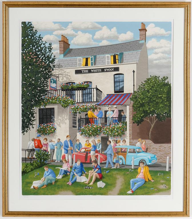 ULF GREDER, färglitografi, signerad, numrerad 116/360.