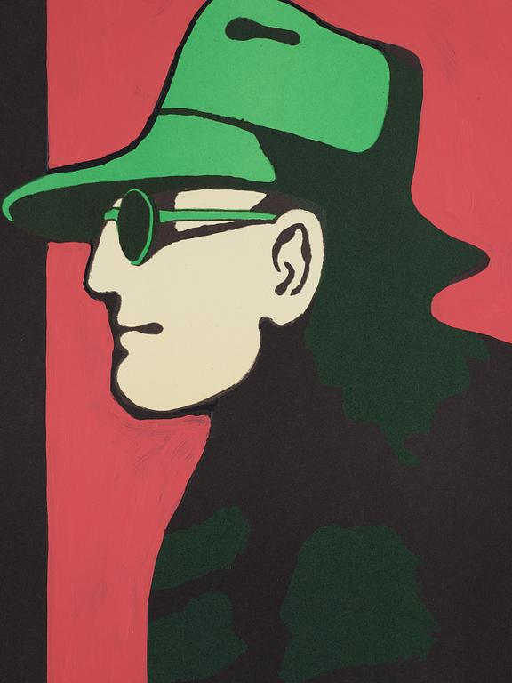 Jan Håfström, handcoloured litograph, signed and dated 2008. Numbered A.P. I/X.