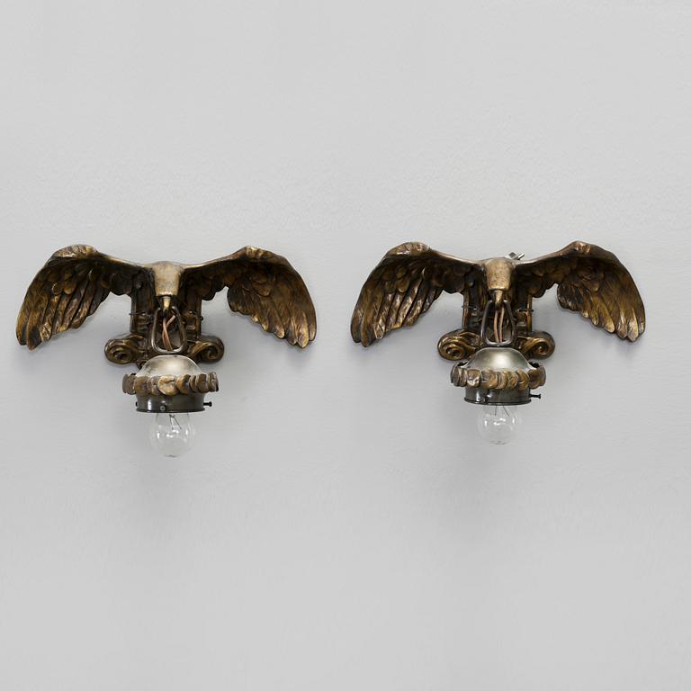 ALICE NORDIN, tillskrivna, ett par, Böhlmarks, Stockholm, jugend, 1910-20-tal.