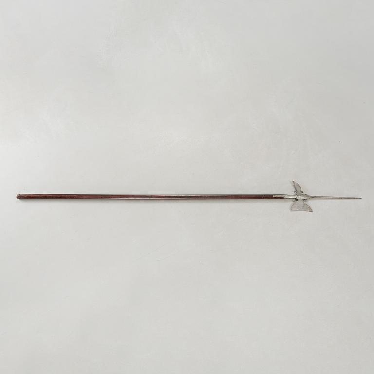 A halberd, probably 17th century.
