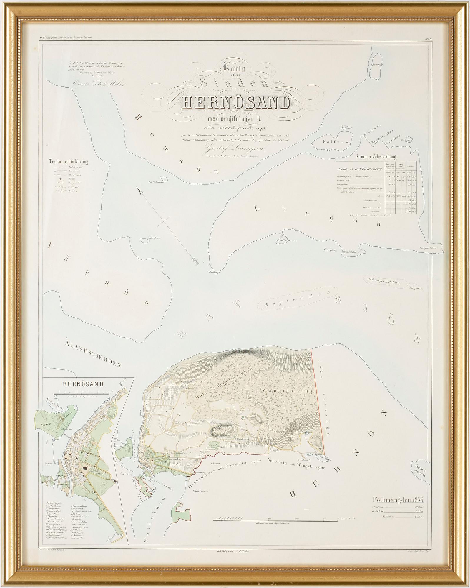 OKÄND KONSTNÄR 1700/1800-TAL. 2 st. Kolorerade kopparstick.