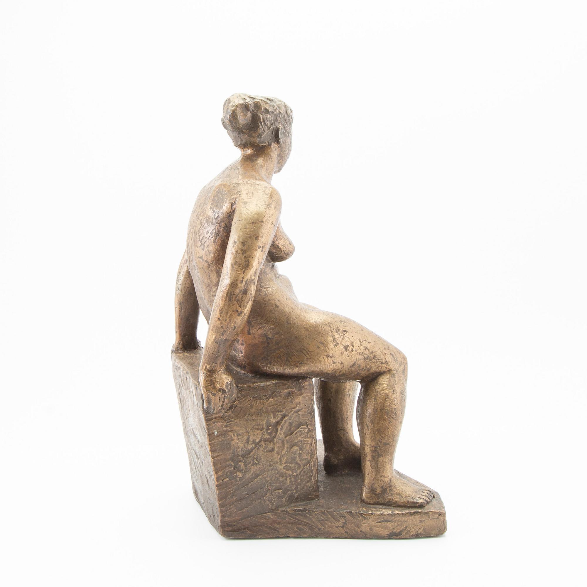 Thure Thörn, Skulptur, brons.