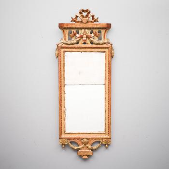 SPEGEL, gustaviansk, sign, hallstämplad, 1700-talets slut.