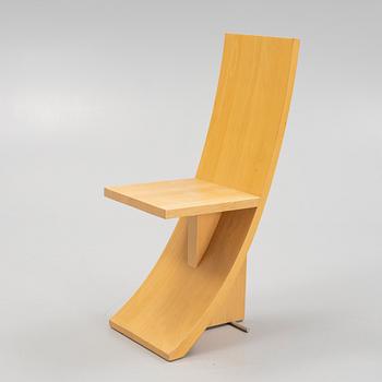 A 'Excent' beech chair, by Jonas Palmius, Gärsnäs 1992.