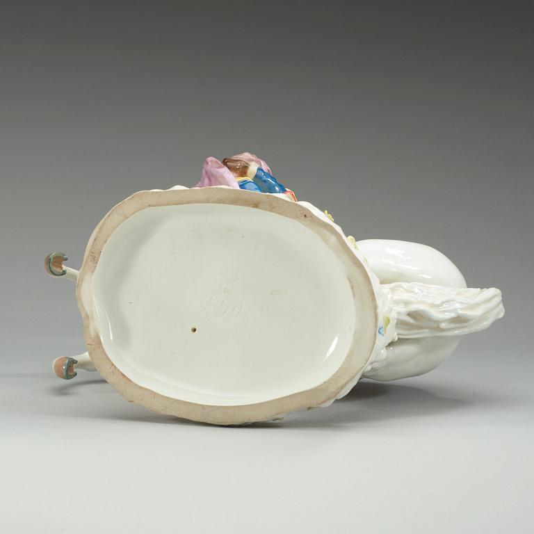 FIGURIN, porslin. Meissen, 1900-tal.