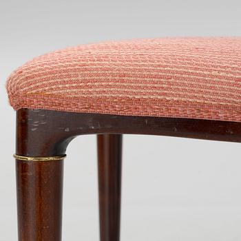 Svante Skogh, a 'Cortina' dining table and six chairs, Seffle Möbelfabrik, 1960's.