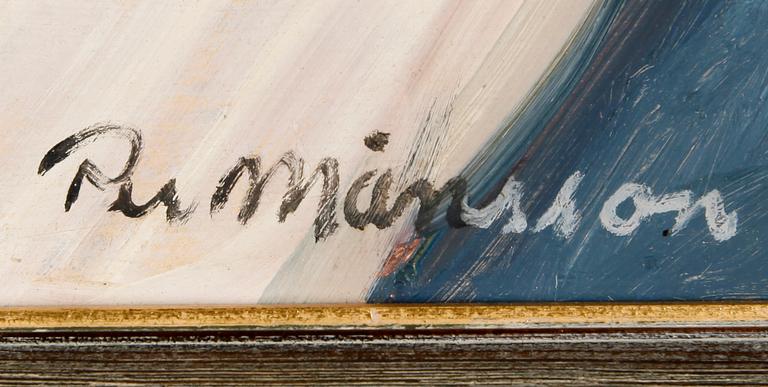 PER MÅNSSON, olja på duk, sign.