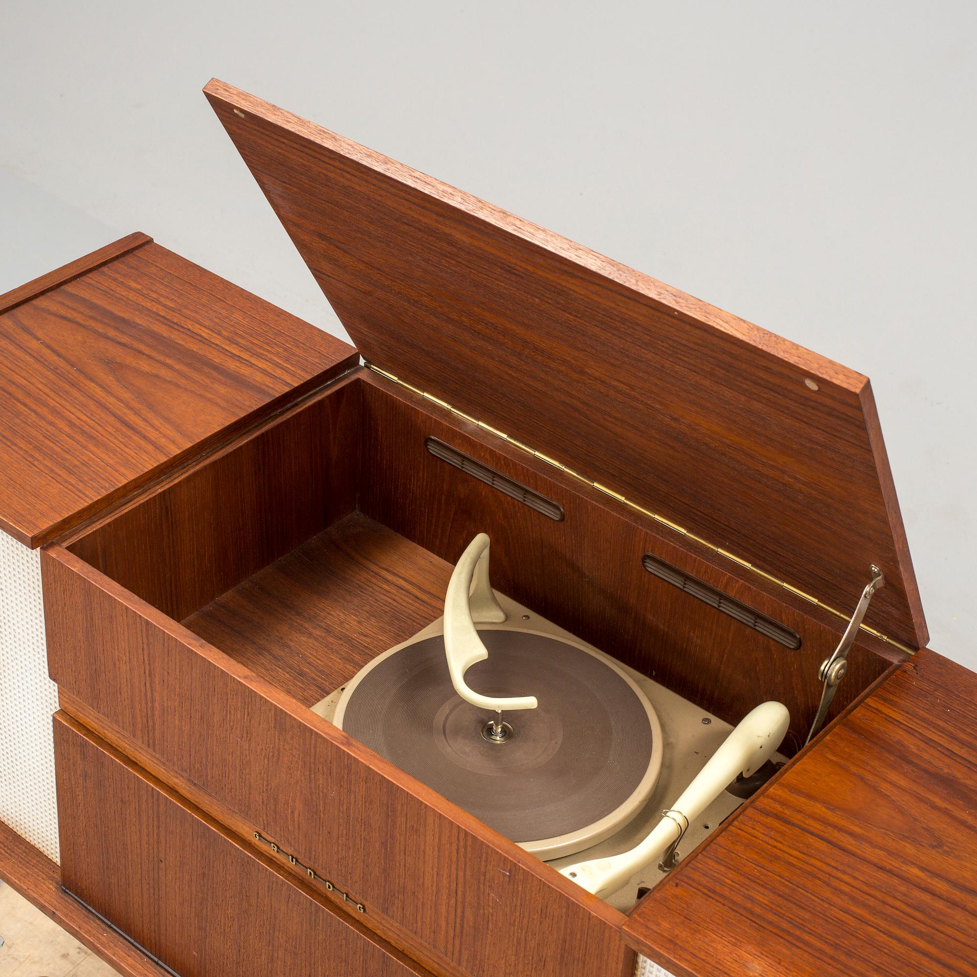 RADIOGRAMMOFON, Grundig, 1900-talets mitt.