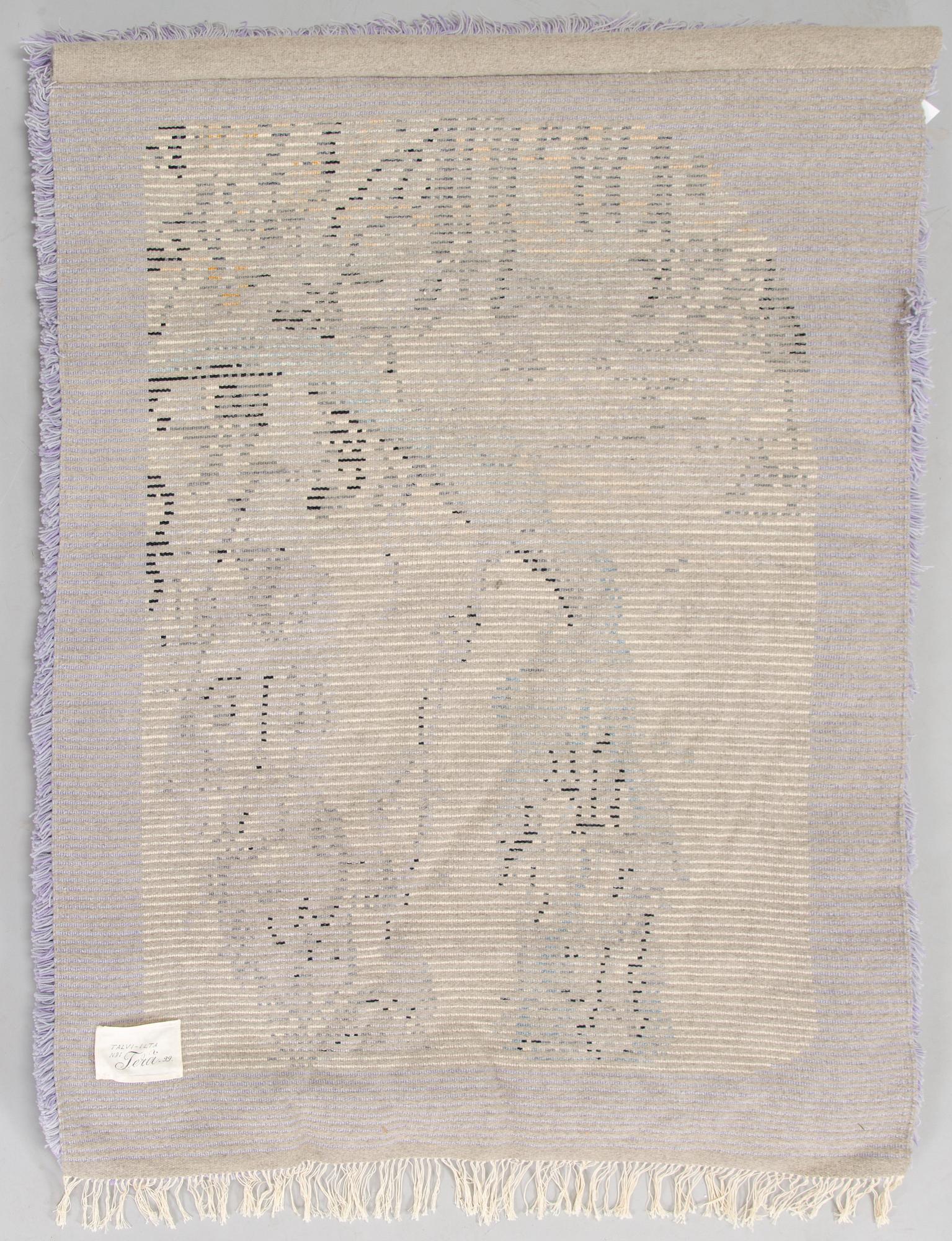 Teppo Terä, rya/ryamatta, 1900-talets senare halft. Ca 160 x 120 cm.