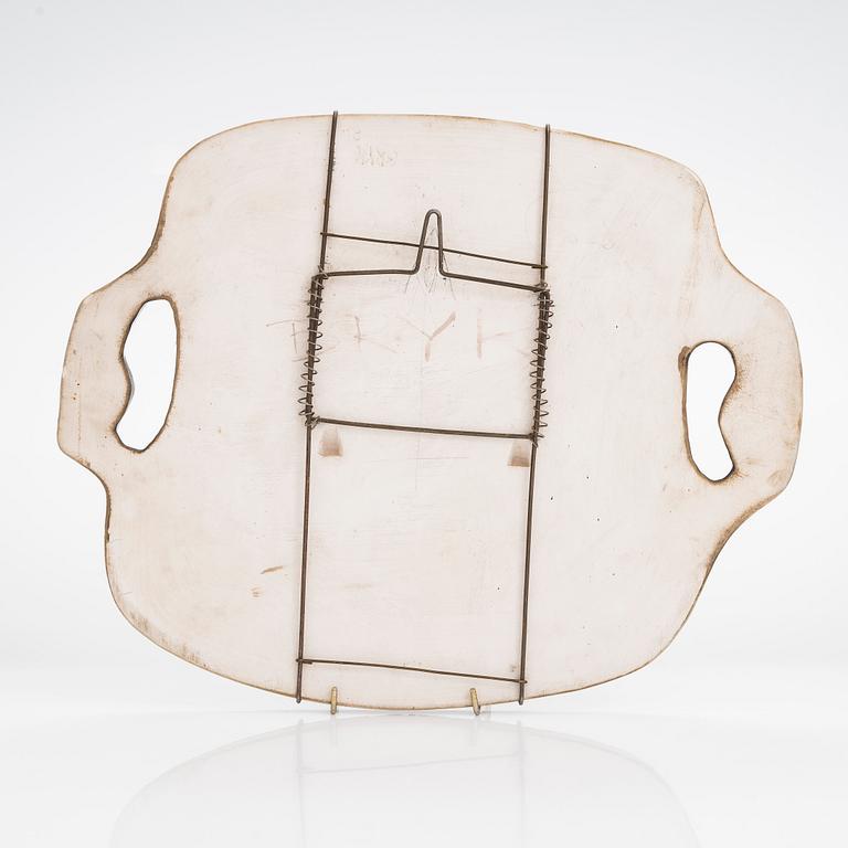 Rut Bryk, a stoneware relief signed BRYK 2.