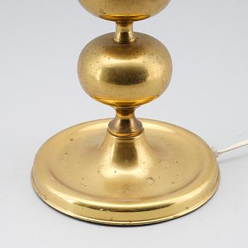 BORDSLAMPA, mässing, 1900-talets andra hälft.