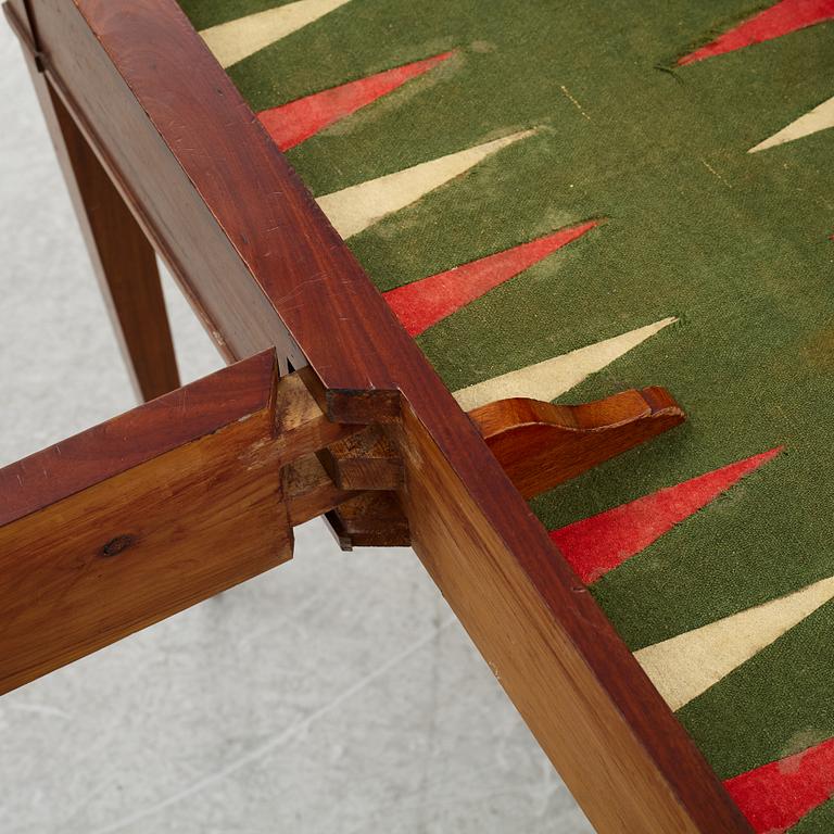 Spelbord, sengustavianskt, sent 1700-tal.