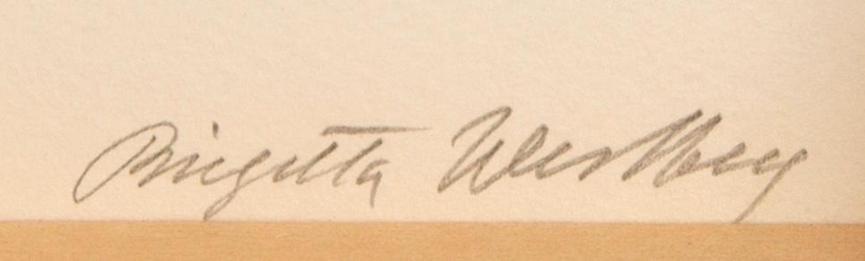 Birgitta Westberg, blandteknik signerad.