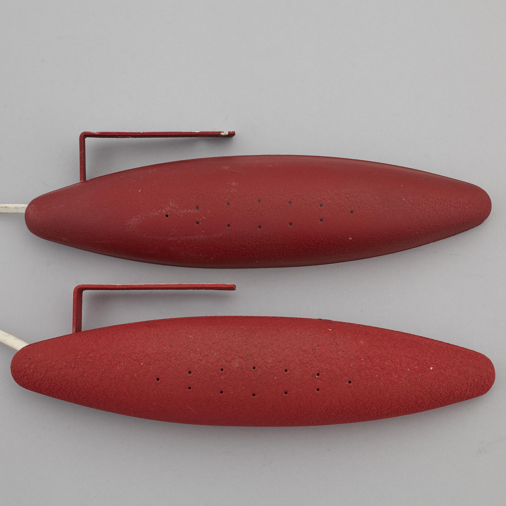 A pair of 1950's wall lamps by Bertil Brisborg for Nordiska Kompaniet.