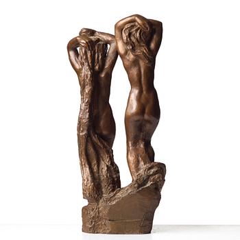 John Lundqvist, JOHN LUNDQVIST, Sculpture. Bronze, signed, dated and with foundry mark.