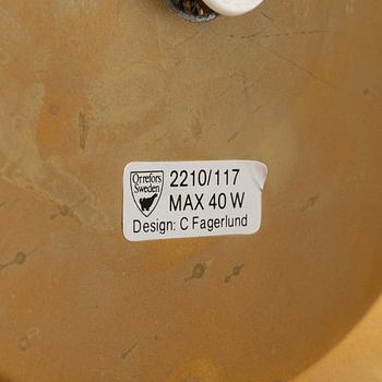 Carl Fagerlund, bordslampa, Orrefors.