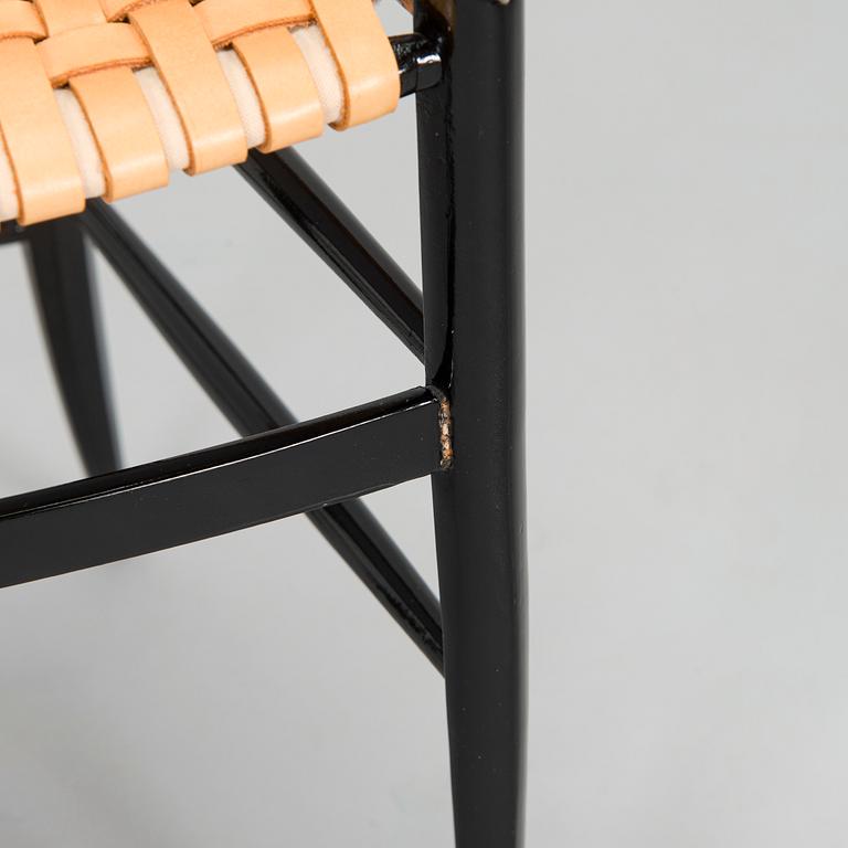 A pair of 1950's chairs in Chiavari-style, Italy.