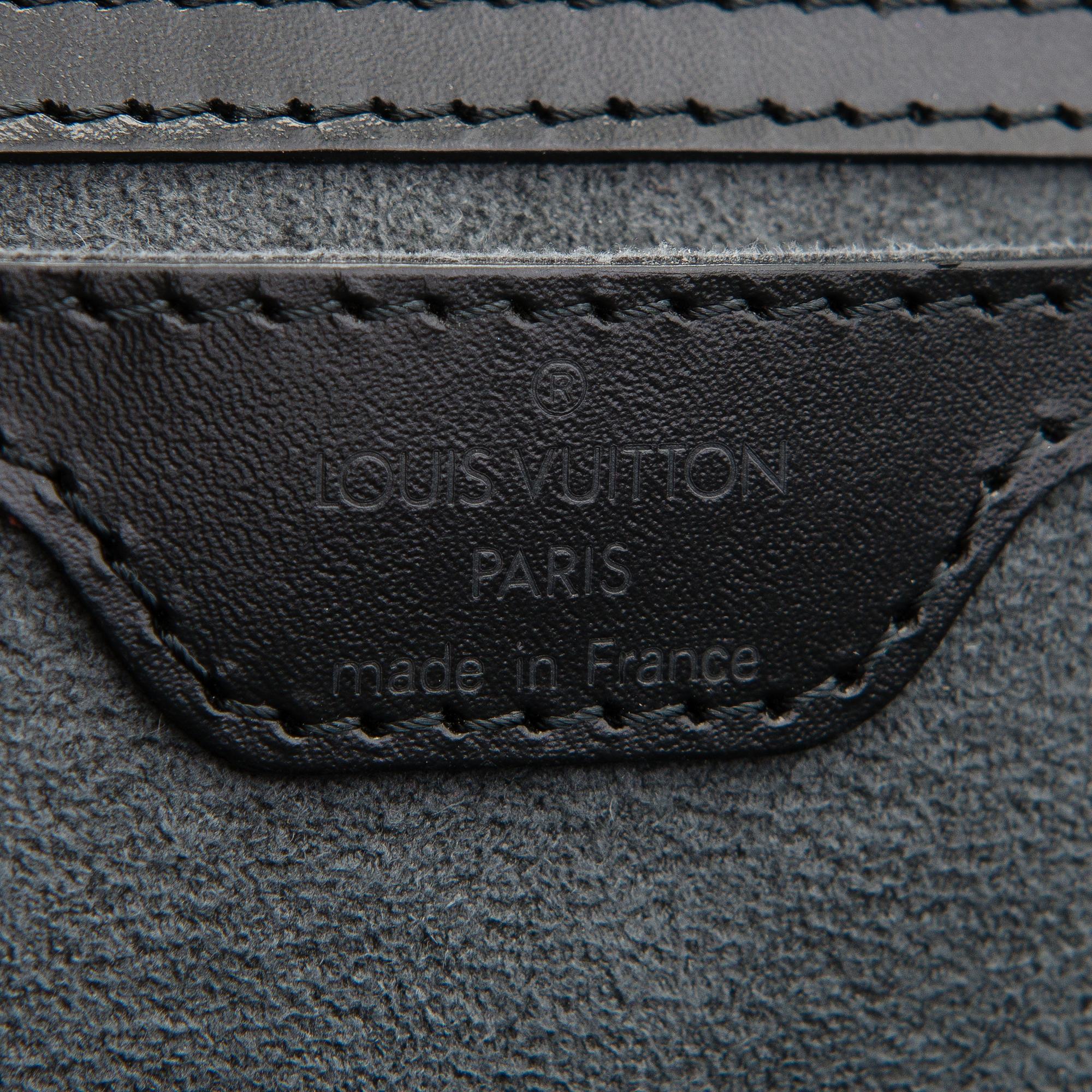 Louis Vuitton, A Black Epi Leather Saint Jacques PM Bag.