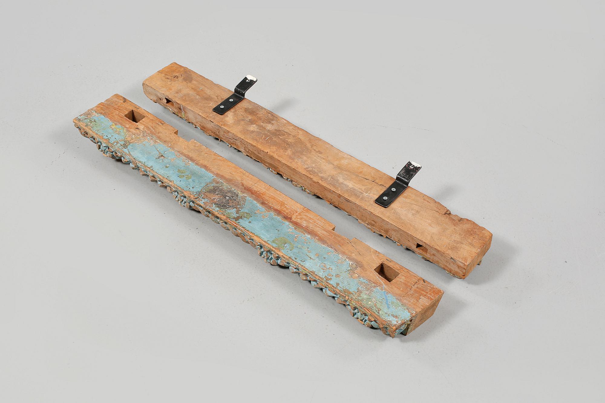 DEKORELEMENT, tvådelat, 1800-tal.