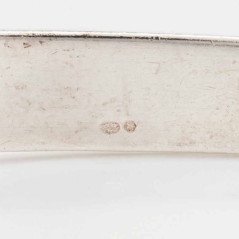 Björn Weckström, a sterling silver bangle 'Apollo' for Lapponia 1975.