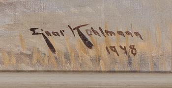 Ejnar Kohlmann, oil on canvas, signed and dated 1948.