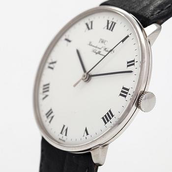 IWC, wristwatch, 34 mm.