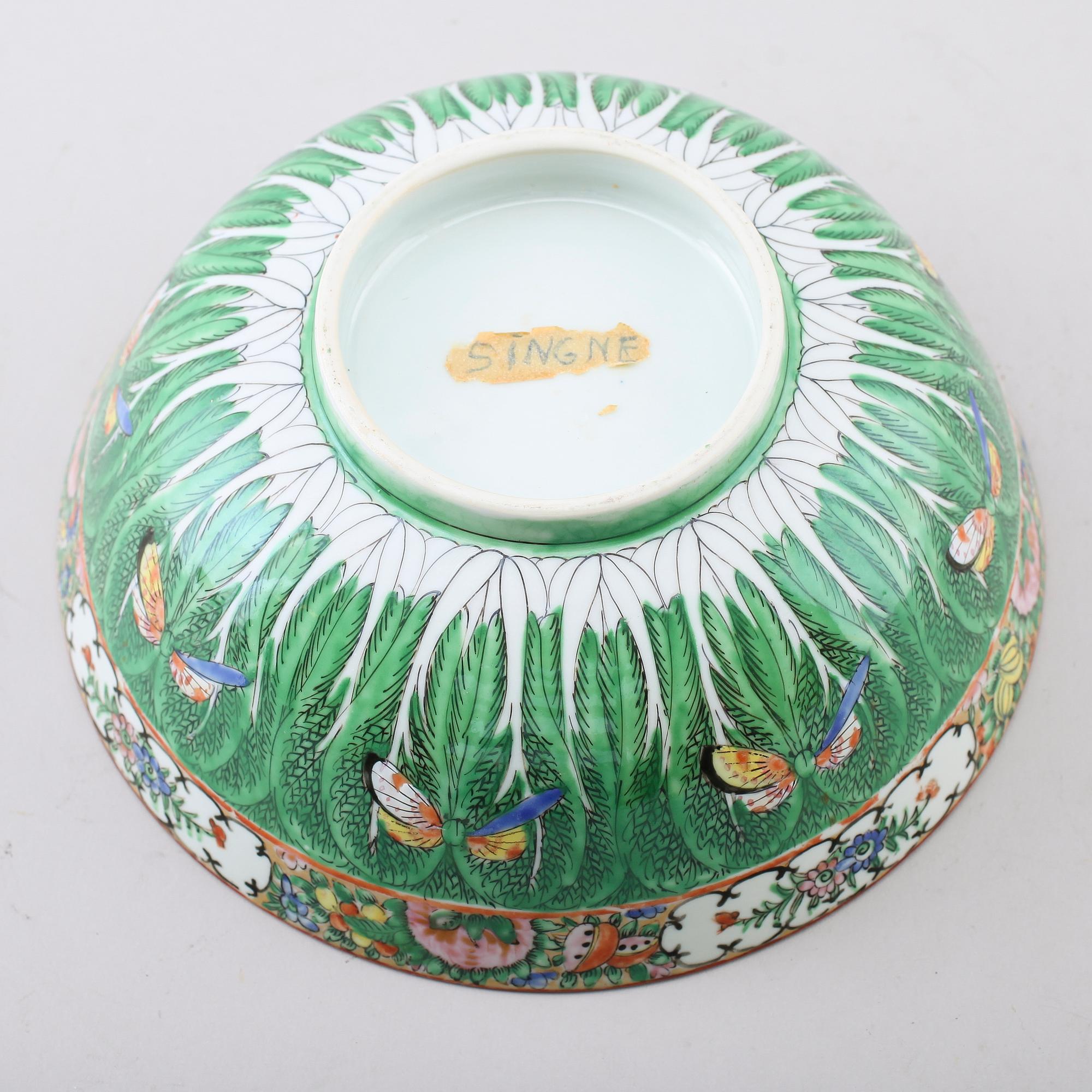 SKÅL, porslin, Kina, 1800-/1900-tal.