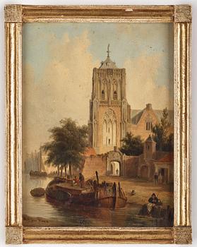 Bartholomeus Johannes van Hove, Townscape.