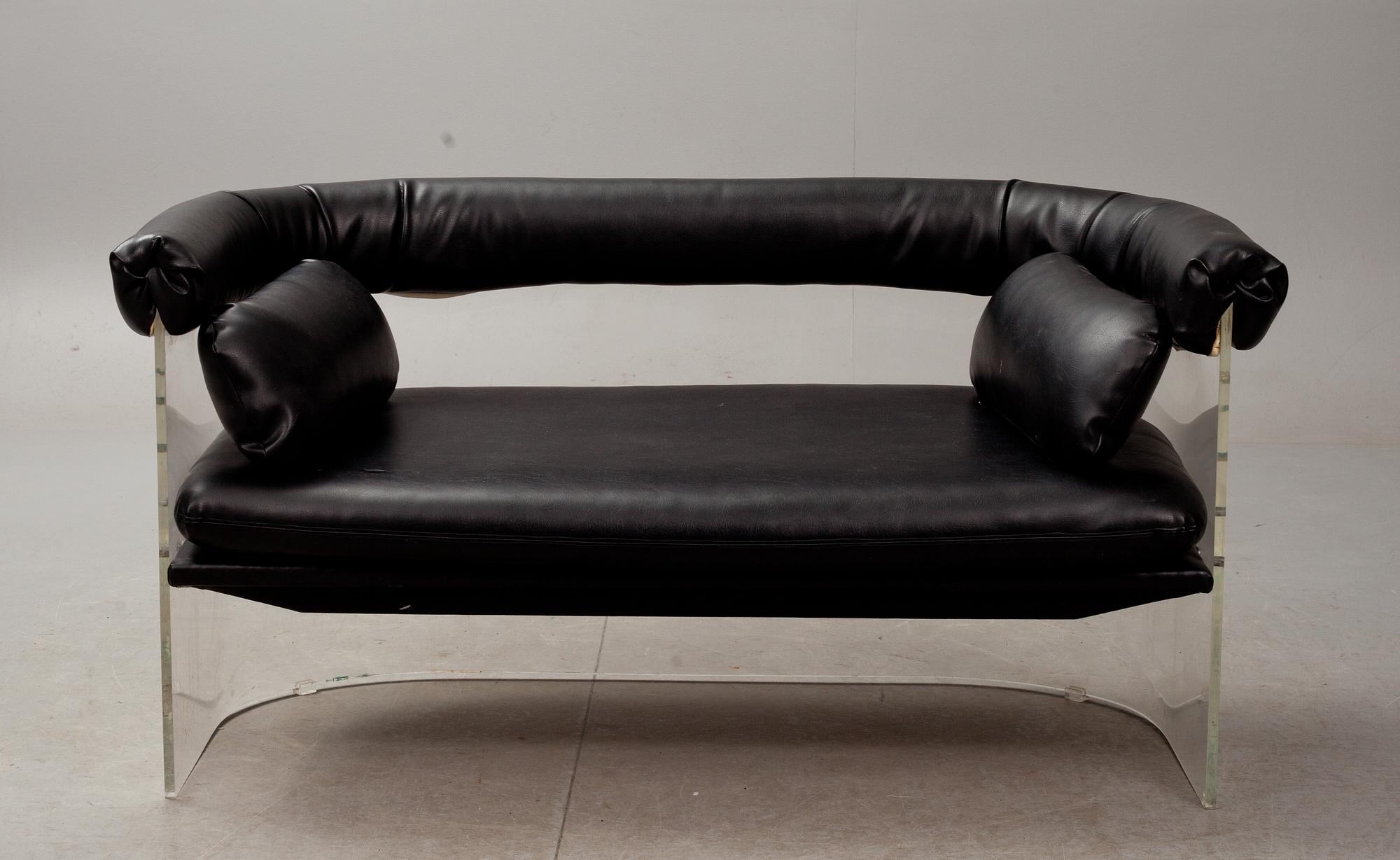 SOFFA, plexiglas, 1960/70-tal.