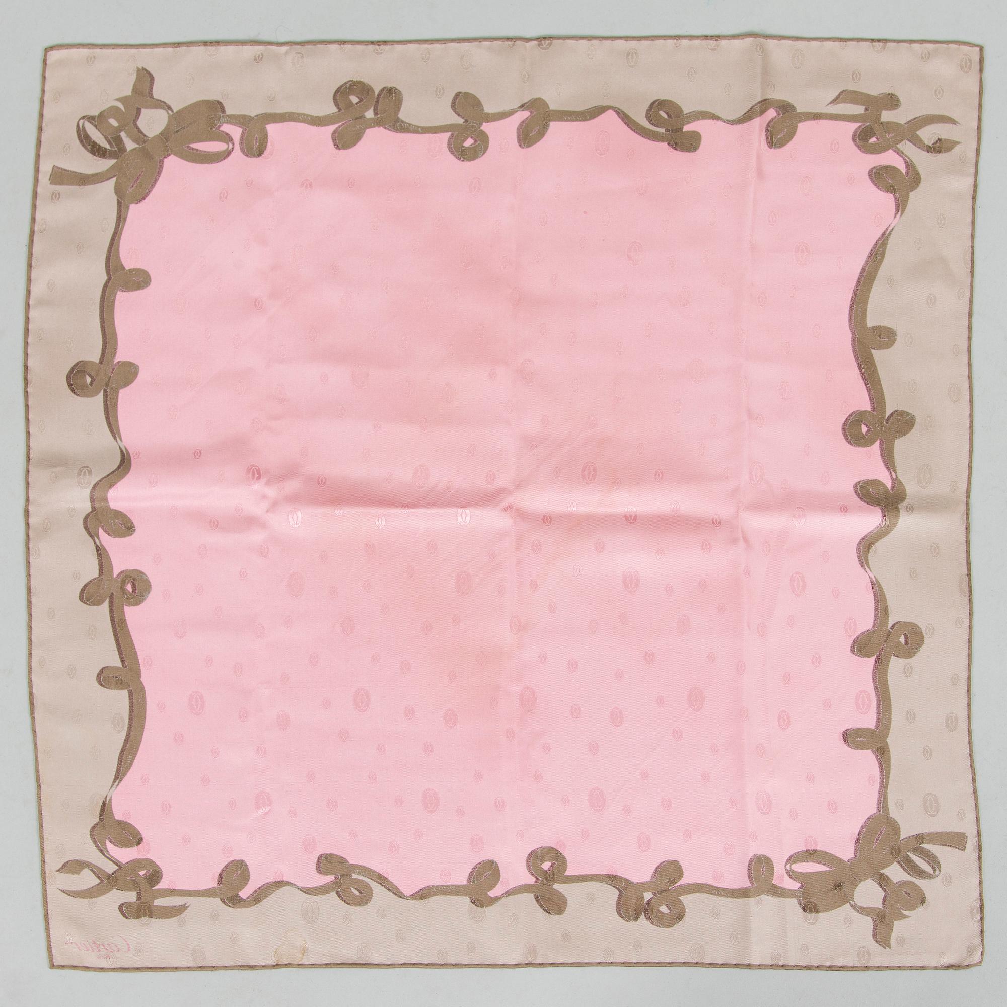 Cartier, A silk scarf.