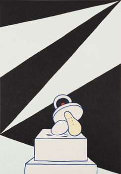 Marie-Louise Ekman, "Ett ägg-monument, en napp och en Olle Baertling-målning".