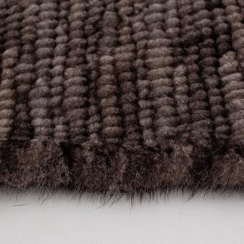 A mink fur stole.