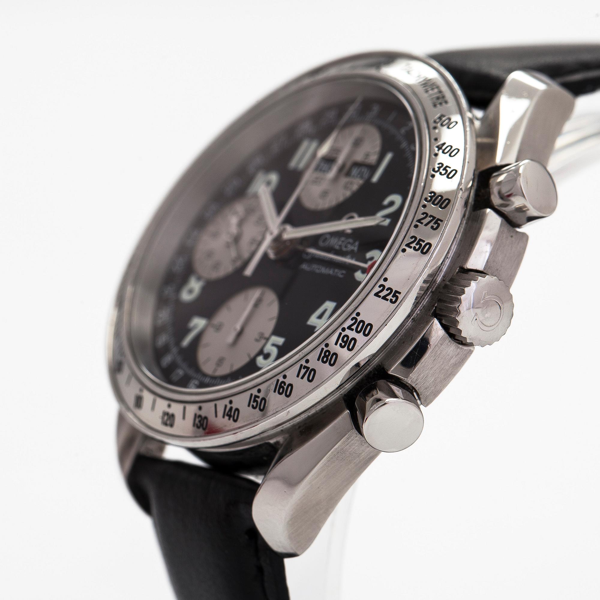 Omega, Speedmaster, Day-Date, kronograf, armbandsur, 39 mm.