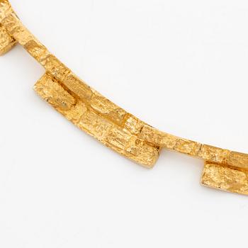 Björn Weckström, collier "Tundra", 18K guld, Finland. För Lapponia.