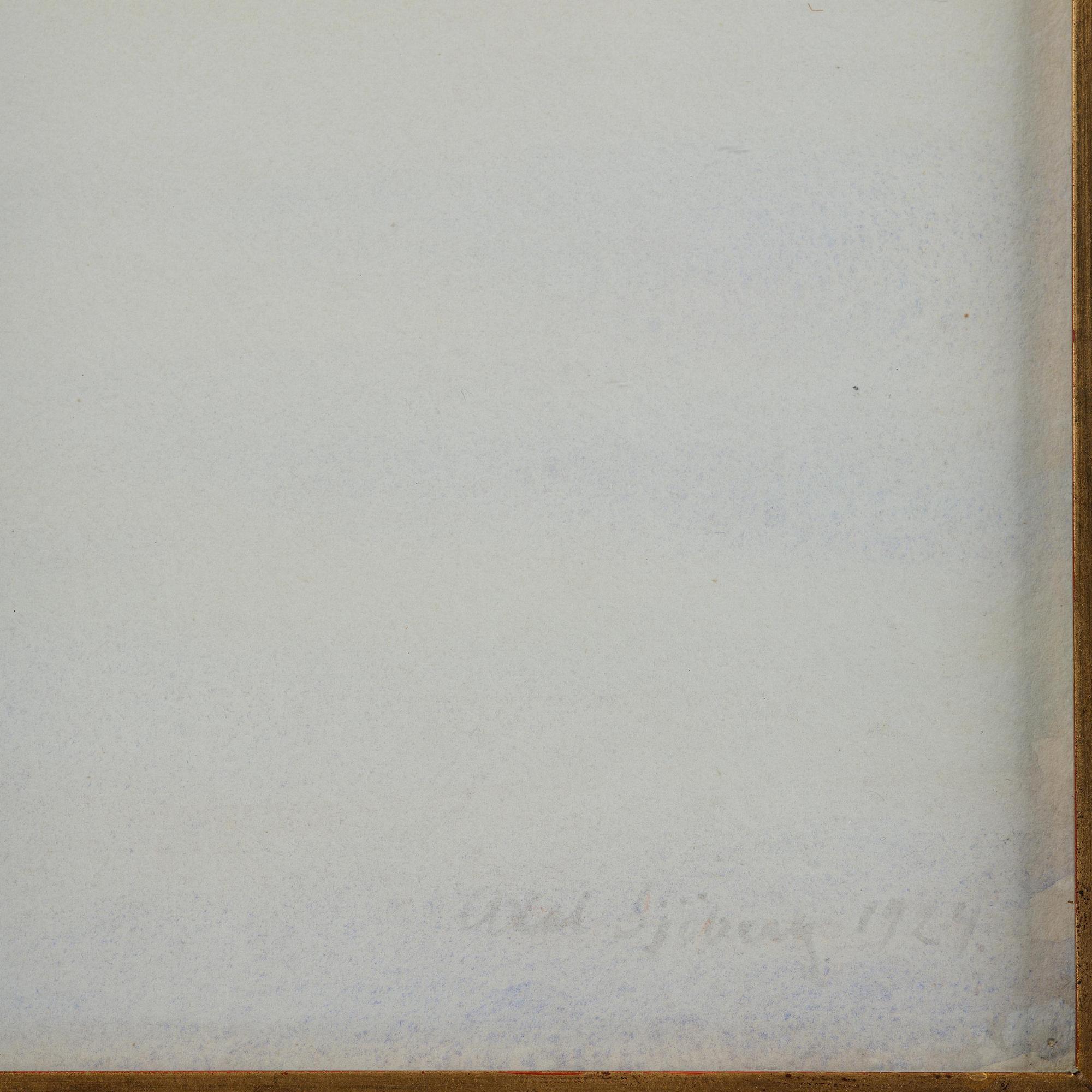 Axel Sjöberg, "Snow", motif from Sandhamn.