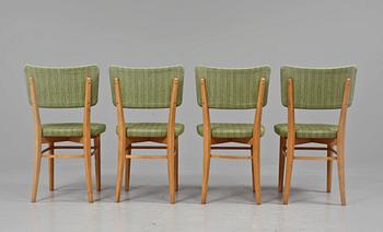 STOLAR, 4 st, Triva-bygg serien, Nordiska Kompaniet, omkring 1900-talets mitt.