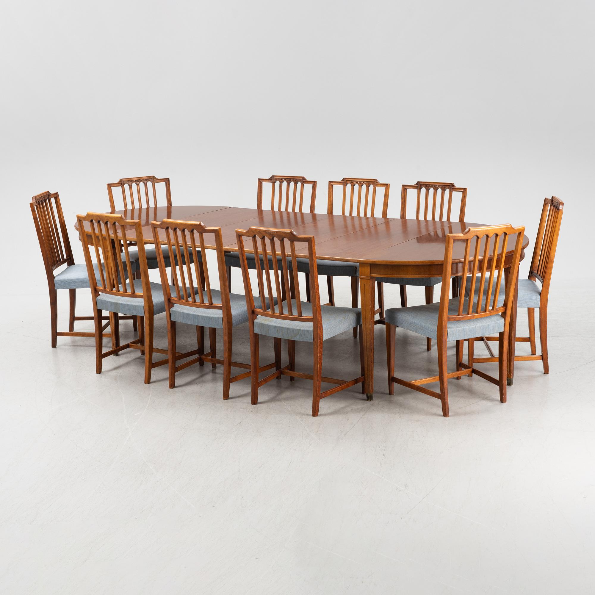 Matgrupp, 13 delar, 1900-talets första hälft.