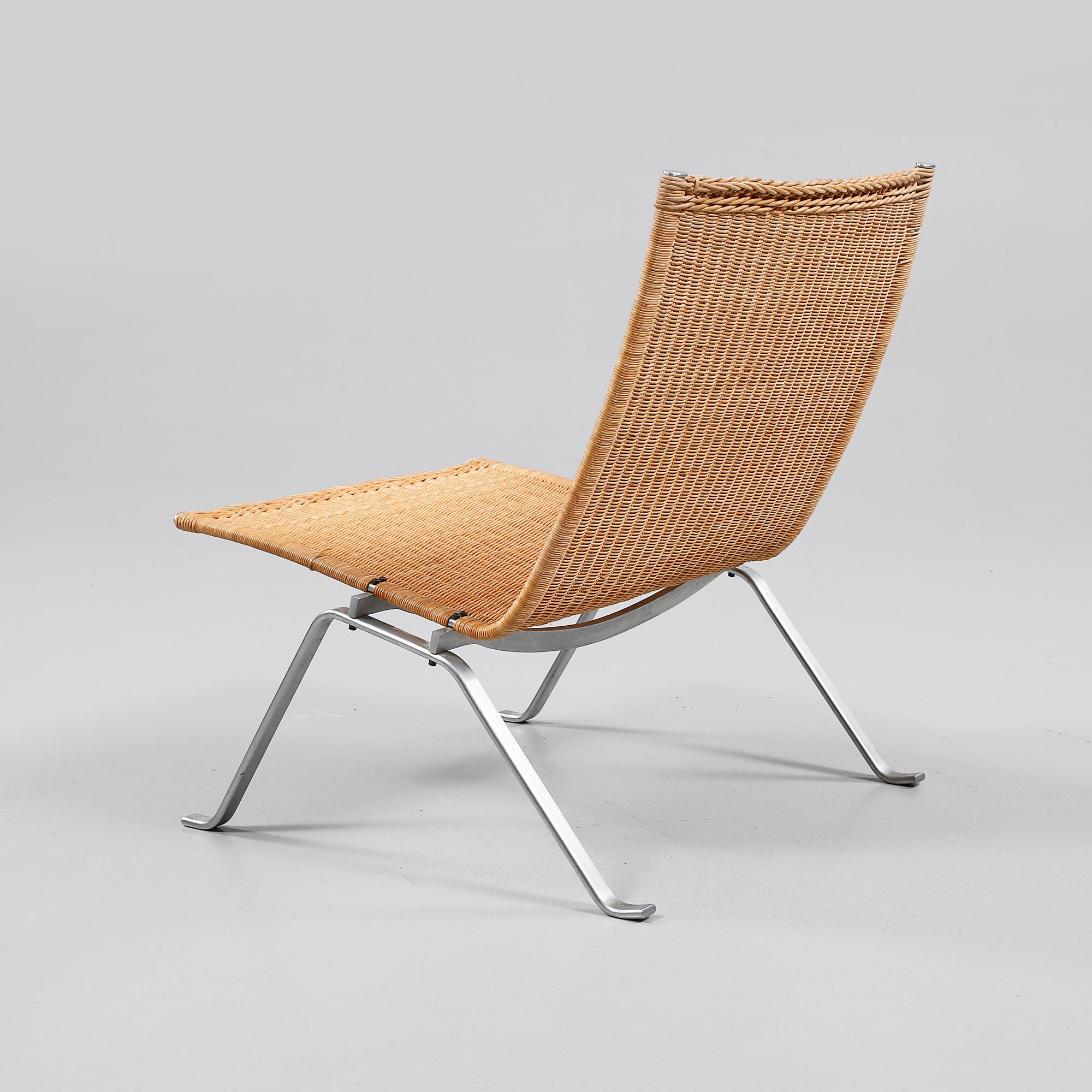 FÅTÖLJ, "PK-22", Poul Kjaerholm, E Kold Christensen, Danmark, 1900-tal.