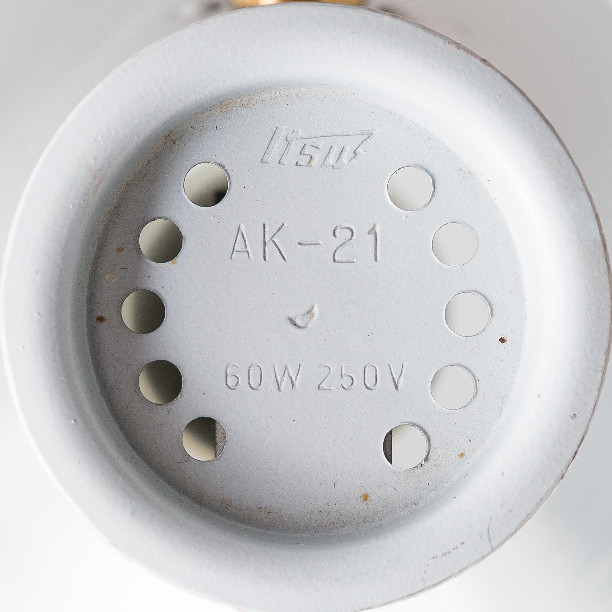 Bordslampa, modell AK-21, Itsu, 1900-talets mitt.