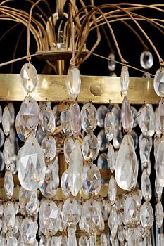 A Swedish Empire 1820/30's seven-light chandelier.