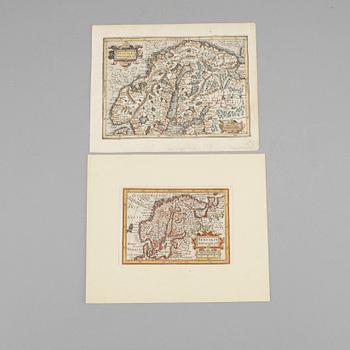 KARTOR, 2 st. 1700/1800-tal.
