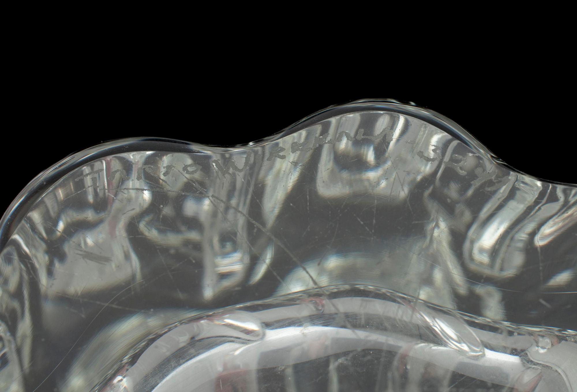 VAS, glas, "Stubbe", Tapio Wirkkala, sign. 3241.