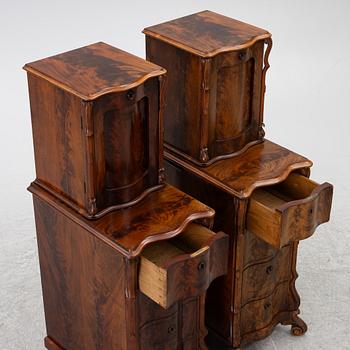 A pair of cabinets, late 19th Century.