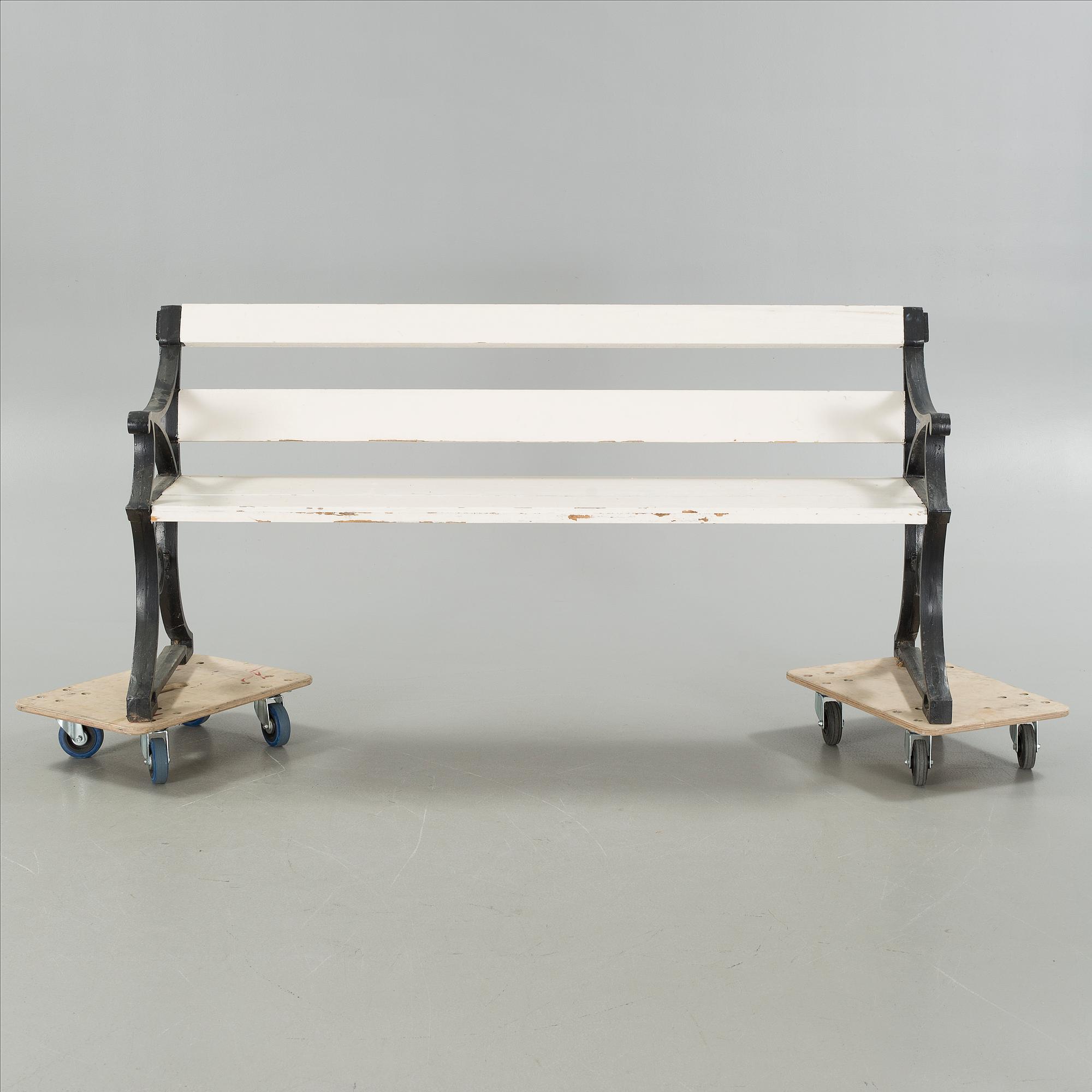 FOLKE BENSOW, trädgårdssoffa, Näfveqvarns Bruk, 1900-talets första hälft.