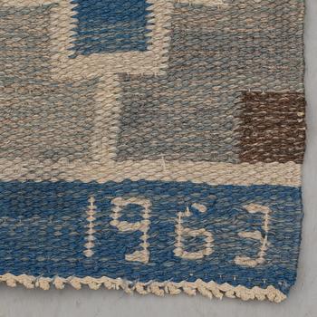 MATTA, rölakan, signerad AP (Agda Pehrsson). Daterad 1963. Ca 208 x 121 cm.