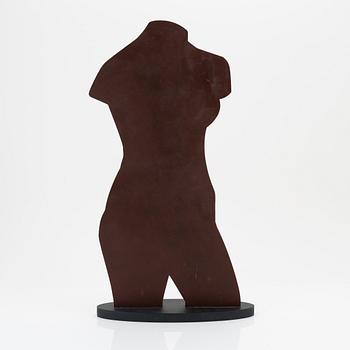 Michael Qvarsebo, sculpture, painted wood, signed.