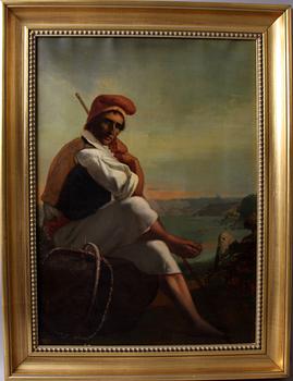 FRANSISCO JOSÉ DE REZENDE, olja på duk, sign a tergo o dat 1866.