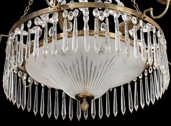 LJUSKRONA, gustaviansk stil, 1900-tal. H 85.